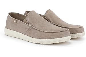 WALK IN PITAS | WP150 Slip ON Washed | Mocasines de Hombre | Náuticos Casual | Zapatillas de Verano | Zapatos Casuales y Cómodos | Calzado de Pitas