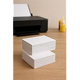 250 gr 1. Hamur Boş Davetiye Kartı 10x15 cm &ndash; Yazıcı Uyumlu Beyaz Kart &ndash; 100 Adet