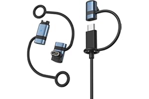 MoKo Charger Adapter for Garmin Watch 3Pack, Garmin Charger Cable USB C for Fenix 8/7/7X/7S/6, Forerunner 970/570/965/955/265/255/165/55, Vivoactive 5/4S, Venu 3S/2/SQ, Instinct, Epix, Blue-Gray