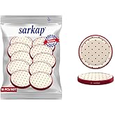 Sarkap Kavanoz Kapağı, 82mm, Hava Ge&ccedil;irmez, Sızdırmaz, Konserve i&ccedil;in Uygun, 10'lu Paket (Kalp)