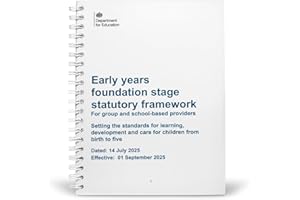 HARMONYDELTA PUBLICATIONS New Updated Early Years Foundation Stage Statutory Framework for Group & School Based Providers Updated 1st September 2025