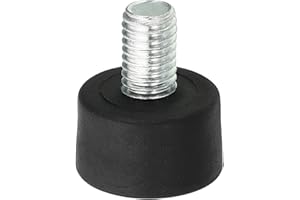 PATIKIL Universal M8x1.1 Gummi Stativfüße rutschfest Stativ Ersatz Teile für Kamera Dreifüße Einbeinstativ Schwarz