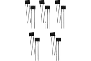 JIZIAN 10 Pcs 49E Hall Element OH49E SS49E Hall Sensor Hall Effect Sensor for Industrial Scientific