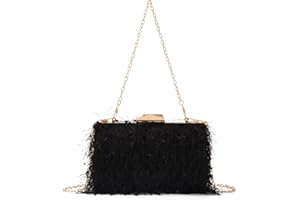 LHHMZ Women Elegance Tassel Clutch Bag Stylish Shoulder Bag Wedding Party Bag Valentines Gift Bag