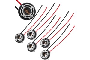 HAAMNING7 5 st 1156 LED-glödlampsuttag, BA15S P21W kabeladapter för LED-lampor blinkersljus backup-lampor tidsljuslampor
