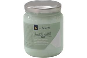 La Pajarita 104637 Pintura para Decoración y DIY, Chalk, 1, Verde (Mint)