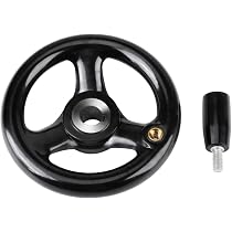 Jadeshay 3-Speichen Handrad – 100 Mm Durchmesser, 12 Mm Bohrung, Kunststoff, Für Drehmaschinen