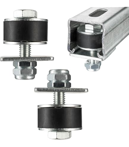 Schuifdeursysteem Zwart, heb gewoon Schuifschuur Hangrollen, Deurrollen Hanger Kit met Deurstoppers Schuifdeur Vloergeleider, 2 STKS Hangrollen (Geen Rail