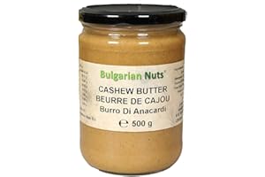 BULGARIAN NUTS 500 g Bio-Cashewmus, frei von - Gluten, Emulgatoren, Palmöl, Zucker, Konservierungsstoffen