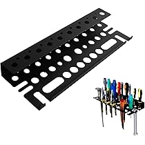 Organizer Da Parete Per Cacciaviti E Pinze - Portautensili Con 14 Fori | Per Garage E Officina - Foto 4