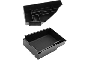 LUWU Compatible with Kia Sportage NQ5 2022-2024 2025 (Electronic Automatic) Front Centre Console & Armrest Storage Box Multifunctional Organiser Tray with Anti-slip Mat Sportage NQ5 Accessories