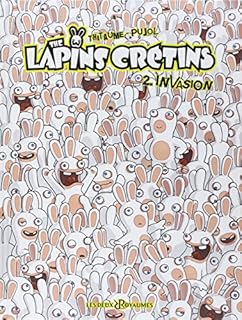 jaquette livre The lapins crétins, Tome 2 : Invasion