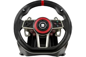 XTREME VIDEOGAMES Volante Racing Wheel Montecarlo 900° Compatibile PLAYS4 Switch Xbox PC 90423 - Classics - PlayStation 4