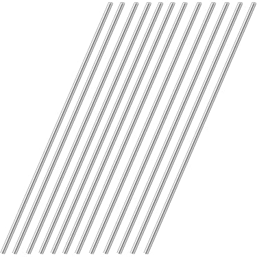 20 Barres Rondes En Acier Inox 304 – Diamètre 2,5 Mm, Longueur 150 Mm, Pour Bricolage Et Artisanat
