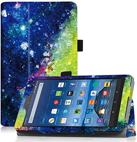 WizFun Folio Case Cover For Fire 7 [5th Generation - 2015 release] 7 Inch Tablet (Shine)
