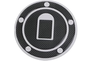 qiuxiaoaa Motorrad Carbon Fiber Tank Pad Tankpad Protector Aufkleber Für Kawasaki ZX-6R Tankdeckel Aufkleber Carbon Fiber Look