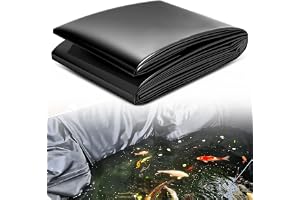 PE Flytande dammfolie 2 x 2 m, 0,2 mm tjocklek Dammfolier tunglast, Flexibel dammfilt Dammfolie, Vattentät fiskdammfolie, Ogenomtränglighet Pond Liner för trädgårdsdamm, brunn, vattenfall