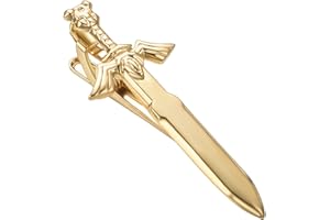 RunootPR Sword Tie Clip for Men Silver Gold Unique Tie Bar Personalized Party Suit Jewellery Gift 6cm