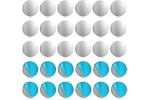 GGUFAY 30 Stück Metallscheiben, Metallplättchen Selbstklebend, Metallplatte für Magnete, Runden Handy Metallplatte aus Eisen, Metallplättchen für Tonies Haftgrund, Haftgrund für Magnete