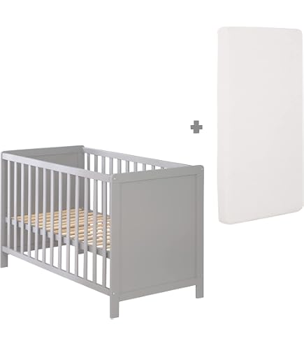 babybay Maxi lettino extra grande in legno massello di faggio/lettino, altezza regolabile senza livelli preimpostati ed ecologico/con crescita (beige laccato