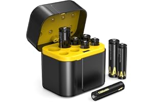 Uppladdningsbara 4 AAA- och 4 AA-batterier litium med laddare, 1,5 V AA-batterier 3 200 mWh AAA-batterier 1 200 mWh hög kapac