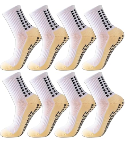 4 Paia Di Calzini Da Calcio Da Uomo Con Impugnatura Antiscivolo Calzini Sportivi Antiscivolo Con Imbotture Calcio/Basket 260305 Da 8,83 € | DHgate