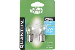 QUANTUM ENERGY Magneti Marelli P21/4W coppia lampadine auto biluce 12V 21/4W attacco BAZ15d