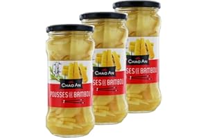 Lot 3x Pousses de bambou - Chao'an - bocal 180g