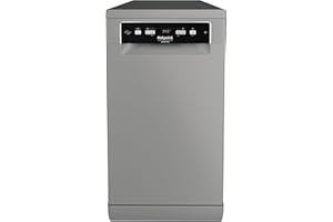 Hotpoint Ariston HA3FC10BS7A0S Lavastoviglie Libera Installazione, Larghezza: 45cm, Profondità 59cm, Altezza 85cm, Lavastoviglie Esterna Con Capacità 10 coperti, Classe Energetica C