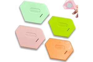 LXBCTOP 4 StüCk Magnetische NäHfüHrung NäHmaschine, Polygonale Starke Magnetische Lehre, Magnet NahtfüHrung, Magnetische NahtfüHrung Saumhilfe, Abnehmbare NäHzubehöR NäHmaschine PräZise NäHarbeiten