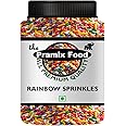 Pramix Rainbow Sprinkles, Sprinkles for Cake Decoration, Ice Cream (Multi Sprinkles) - 400g