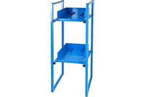 ADB Étagère pour 1 à 2 fûts (30/60 l) – Étagère chimique, palier de baril, espace de remplissage, robuste et stable - Dimensions : 2 x 30/60 l