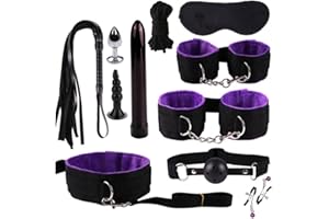 DAWNRAYS Letto S𝚎sso per Coppia Man𝚎tt𝚎 S𝚎x T𝚘ysp𝚎r p𝚎r C𝚘pp𝚒𝚎 Toy B𝚘nd𝚊g𝚎 Set Kit S𝚎xy Shop Hot Oggetti Donna Accessori Adulti Toys Giochi 𝚎r𝚘tit𝚒c𝚒 Viola -bt40