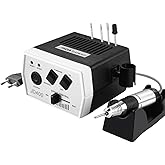 JSDA Torno de uñas, último modelo, potente manicura y pedicura de uñas, para eliminar esmalte de uñas semipermanente, esmalte