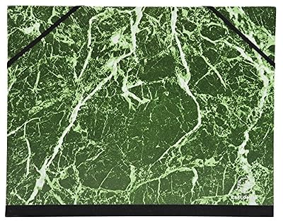 Exacompta Carton a dessin papier marbre verni avec elastiques 28x38 - b4