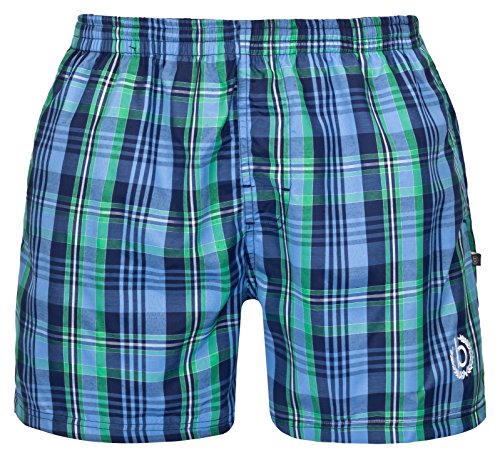 bugatti® - Herren Badeshort in marine/grün oder marine/orange kariert