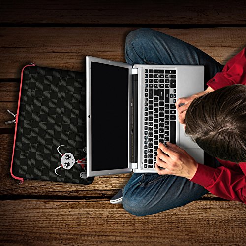 Digittrade LS160-11 Filly Designer Schutzhülle für Laptops und Netbooks mit einer Bildschirmdiagonale von 29,5 cm (11,6 Zoll) schwarz-weiß - 5