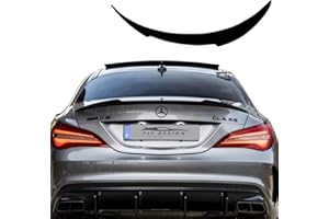 ‎FLY DESIGN FLY DESIGN 70244 Heckspoiler passend für Mercedes-Benz W117 / C117 CLA-Klasse, Heckflügel, Spoilerlippe für Auto-Tuning, in V-Still, ABS Kunststoff, Obsidianschwarz 197 lackiert