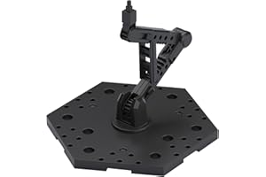 BANDAI SPIRITS- Bandai Hobby Black Action Base 5 Model Kit Stand 1/144 Juguetes y construcción, Multicolor (2410268)