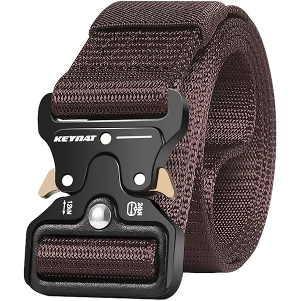 Camiseta Hombre Cinturón Táctico BESTKEE Hebilla Metálica Rápida