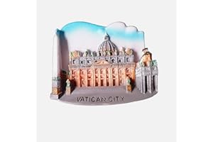 MUYU MAGNET Watykan miasto Rzym Włochy 3D magnes na lodówkę pamiątka prezent, dekoracja domu i kuchni naklejka magnetyczna Watykan Włochy kolekcja magnesów na lodówkę