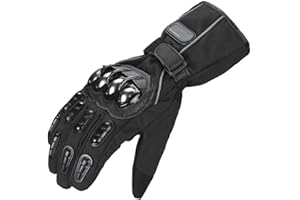 JIEKAI Outdoor Glove Steel Knuckle Motorcycle Motorbike Powersports Racing Textile Safety Gloves