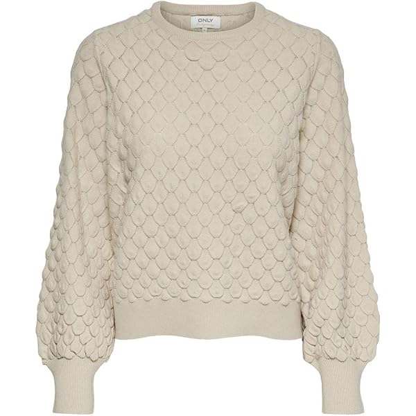 ONLY Strickpullover »ONLGEENAS LS STRUCTURE O-NECK CC KNT