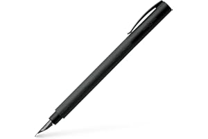 Faber-Castell 147151 - Ambition All Black, szerokość stalówki F, czarne