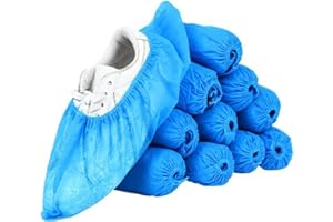 NOVAGO- Lot 500 Surchaussures jetables protège chaussures Couvre-chaussure Tissu Non-tissés anti dérapant (500)