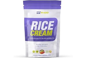 MM Supplements - Crema di Riso Fitness - Polvere - Vasetto da 2 kg - Fonte di Carboidrati - Appetito Soddisfacente - Ideale da Miscelare con Proteine ​​- Gusto Neutro