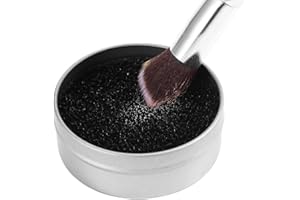 YAMOOCO Make-up Pinselreiniger, Weicher und Wiederverwendbarer Trockene Schwamm für Schnelle Reinigung Pinsel, Trockenreinigung Schwamm für Schnelle Farbenwechsel, Schneller Lidschattenwechsel