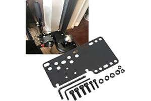 Tefola Placa SIM De Freno De Mano Con Abrazadera USB, Material De Acero Inoxidable Con Sensor Hall De 14 Bits, Para Logitech G27 G25 G29 T500 T300 FANATECOSW LFS DIRT RALLY