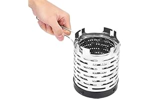 INVIDA Camping Jack HEIZAUFSATZ für Gaskocher - Campingkocher in Gasheizung umwandeln - Heater Heizgeräte Abdeckung - Zeltheizung Camping Gasheizung Edelstahl Camper