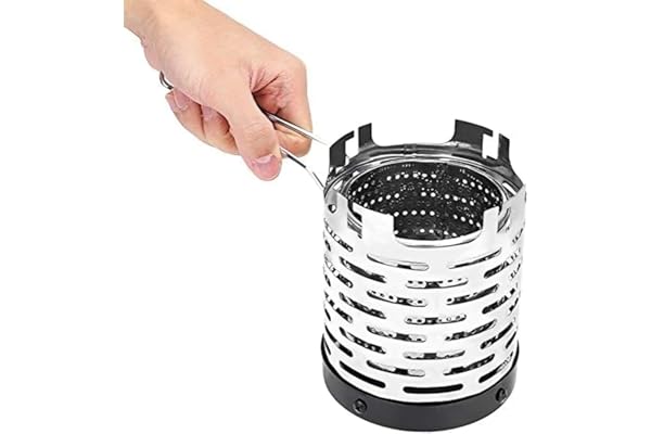 Kit de chauffage pour réchaud à gaz - Réchaud de camping en acier inoxydable - Couvercle de chauffage pour tente